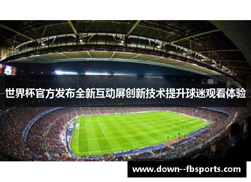 世界杯官方发布全新互动屏创新技术提升球迷观看体验